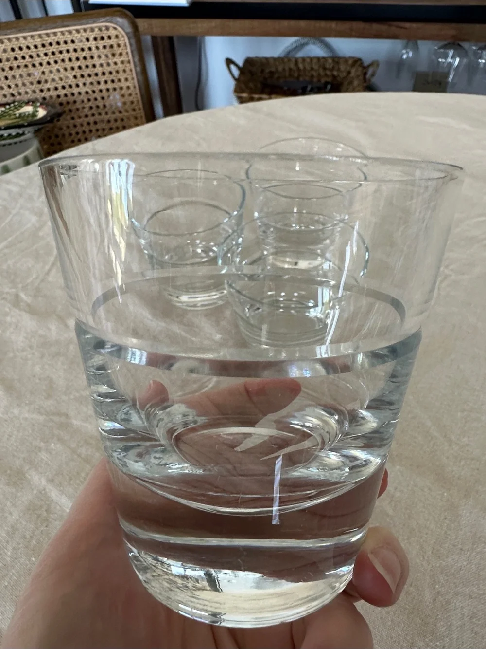 Crate and Barrel S/4 Callaway lowballs